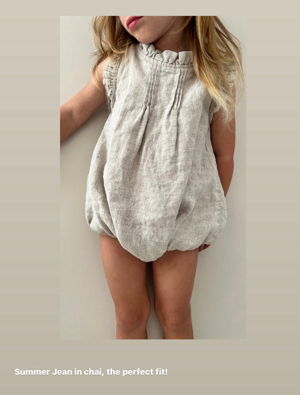 Summer Jean Romper - Marlow and Mae